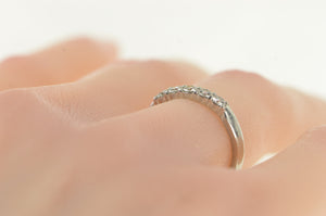 Platinum 0.35 Ctw Diamond Classic Wedding Band Ring