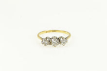 Load image into Gallery viewer, 14K 0.83 Ctw 1930&#39;s Diamond Engagement Ring Yellow Gold