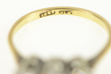 Load image into Gallery viewer, 14K 0.83 Ctw 1930&#39;s Diamond Engagement Ring Yellow Gold