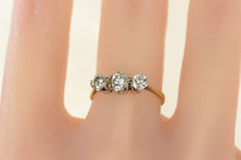 Load image into Gallery viewer, 14K 0.83 Ctw 1930&#39;s Diamond Engagement Ring Yellow Gold