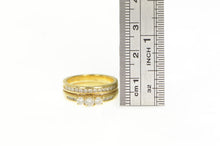 Load image into Gallery viewer, 14K 0.50 Ctw Diamond Engagement Bridal Set Ring Yellow Gold