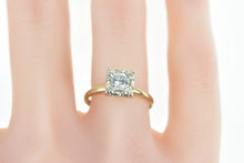 Load image into Gallery viewer, 14K 1940&#39;s 0.47 Ct Diamond Engagement Ring Yellow Gold