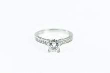 Load image into Gallery viewer, 14K 1.25 Ctw Princess Diamond Engagement Ring White Gold