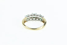 Load image into Gallery viewer, 14K 0.63 Ctw 1950&#39;s Emerald Diamond Classic Ring White Gold