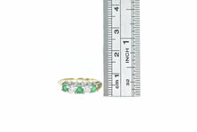 Load image into Gallery viewer, 14K 0.63 Ctw 1950&#39;s Emerald Diamond Classic Ring Yellow Gold