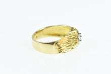 Load image into Gallery viewer, 14K 0.20 Ct Retro Grooved Vintage Statement Ring Yellow Gold