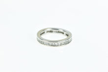 Load image into Gallery viewer, 14K 1.00 Ctw Diamond Eternity Wedding Band Ring White Gold