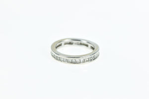 14K 1.00 Ctw Diamond Eternity Wedding Band Ring White Gold