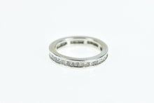 Load image into Gallery viewer, 14K 1.00 Ctw Diamond Eternity Wedding Band Ring White Gold