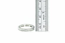 Load image into Gallery viewer, 14K 1.00 Ctw Diamond Eternity Wedding Band Ring White Gold