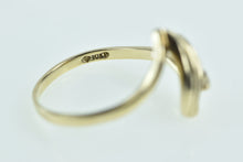 Load image into Gallery viewer, 10K Diamond Wavy Vintage Statement Ring Yellow Gold