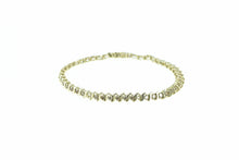 Load image into Gallery viewer, 10K 1.75 Ctw Brown Diamond Vintage Tennis Bracelet 7&quot; Yellow Gold