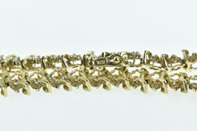 Load image into Gallery viewer, 10K 2.50 Ctw Classic Vintage Diamond Tennis Bracelet 7&quot; Yellow Gold