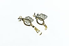 Load image into Gallery viewer, 14K 1.00 Ctw Diamond Grape Cluster Earrings Yellow Gold