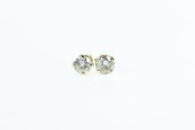 Load image into Gallery viewer, 14K 1.47 Ctw Diamond Vintage Solitaire Stud Earrings Yellow Gold