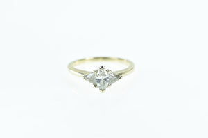 14K 0.92 Ctw Diamond Marquise Engagement Ring Yellow Gold