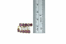 Load image into Gallery viewer, 14K 2.60 Ctw Ruby Diamond Ornate Bypass Ring Yellow Gold