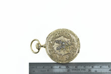 Load image into Gallery viewer, 1885 M W Monogram Diamond Elgin Watch Pocket Watch