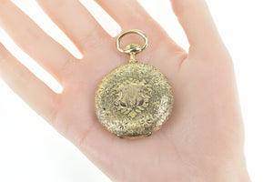 1885 M W Monogram Diamond Elgin Watch Pocket Watch
