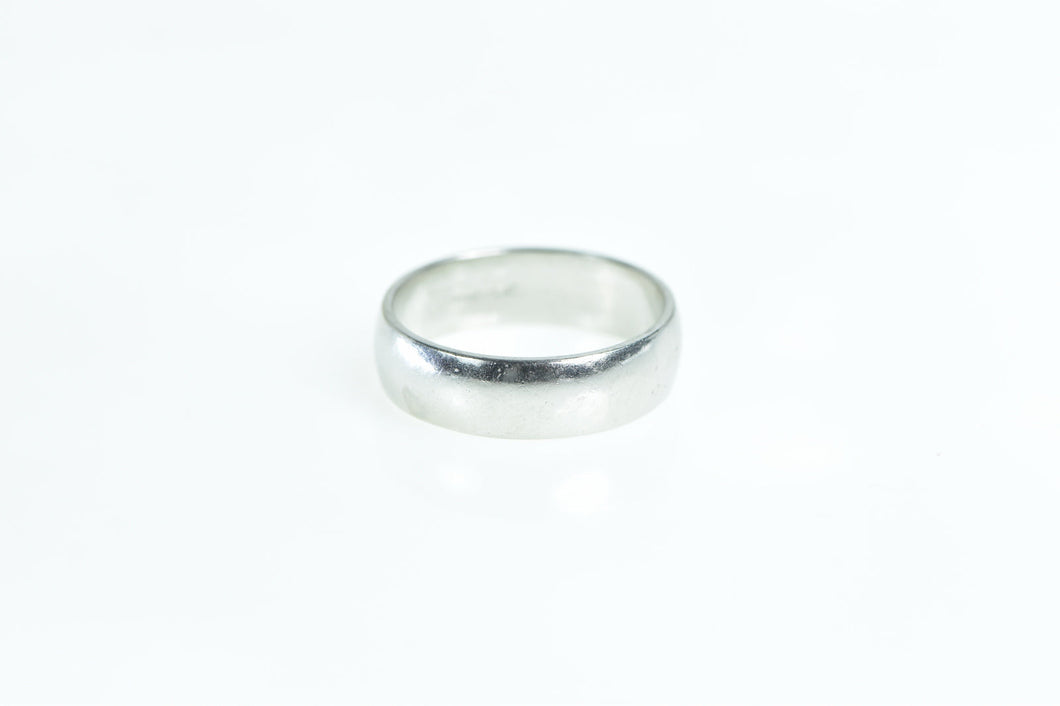Platinum 6.0mm Classic Wedding Band Novell Ring