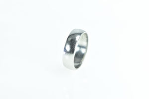 Platinum 6.0mm Classic Wedding Band Novell Ring