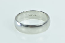 Load image into Gallery viewer, Platinum 6.0mm Classic Wedding Band Novell Ring