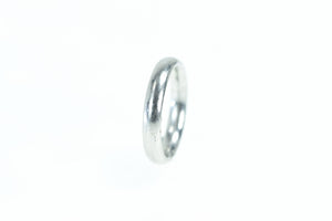 Platinum 4.0mm Classic Vintage Wedding Band Ring