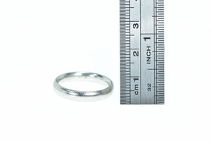 Platinum 4.0mm Classic Vintage Wedding Band Ring