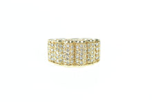 Load image into Gallery viewer, 14K 1.50 Ctw Diamond Scalloped Band Ring Yellow Gold