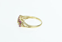 Load image into Gallery viewer, 14K Marquise Ruby Diamond Vintage Band Ring Yellow Gold
