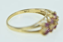 Load image into Gallery viewer, 14K Marquise Ruby Diamond Vintage Band Ring Yellow Gold