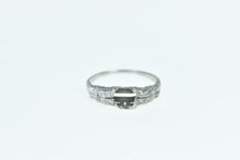 Load image into Gallery viewer, Platinum Art Deco Diamond Engagement Setting Ring