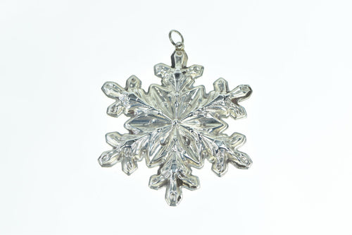 Sterling Silver 1973 Gorham Star Snow Flake Christmas Ornament