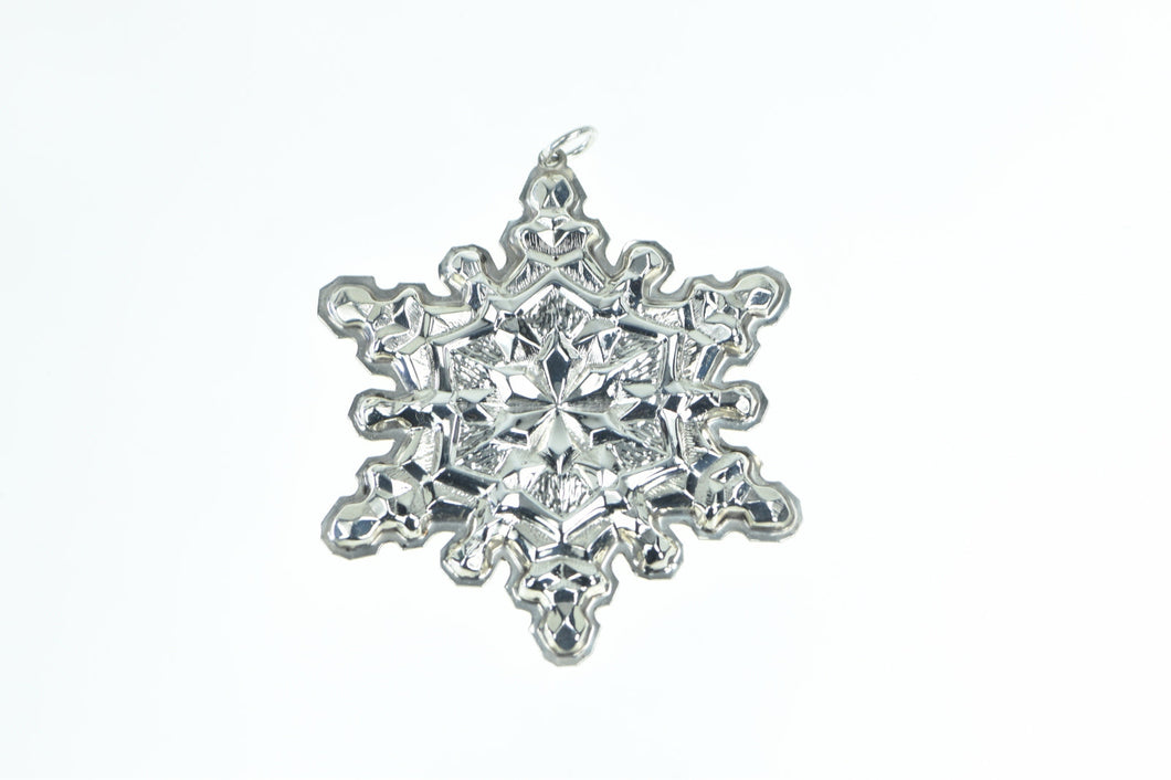 Sterling Silver 1971 Gorham Christmas Snow Flake Ornament