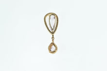 Load image into Gallery viewer, 18K 5.05 Ctw Morganite Diamond Drop Pendant Rose Gold