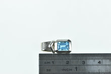 Load image into Gallery viewer, 14K Emerald Cut Vintage Solitaire Classic Pendant White Gold