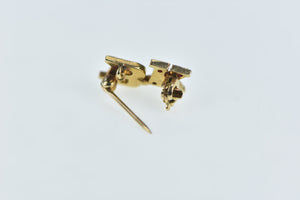 10K Beta Kappa Ruby Opal Lapel Fraternity Pin/Brooch Yellow Gold