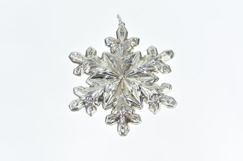 Sterling Silver 1973 Gorham Star Snowflake Christmas Ornament