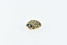 Load image into Gallery viewer, 21K Pave Sapphire Ruby Peridot Heart Charm/Pendant Yellow Gold