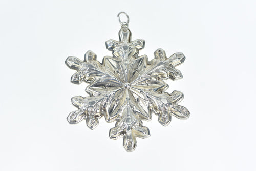 Sterling Silver 1973 Gorham Star Snowflake Christmas Ornament