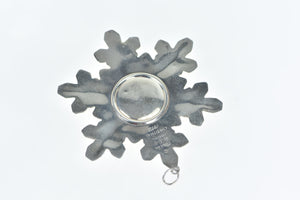 Sterling Silver 1973 Gorham Star Snowflake Christmas Ornament