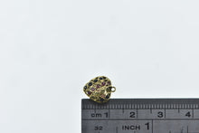 Load image into Gallery viewer, 21K Pave Sapphire Ruby Peridot Heart Charm/Pendant Yellow Gold