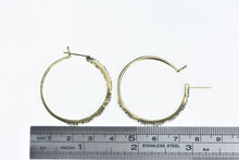 Load image into Gallery viewer, 10K 1.00 Ctw Diamond Classic Hoop Vintage Earrings Yellow Gold