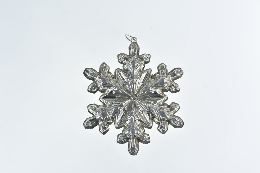 Sterling Silver 1973 Gorham Snowflake Christmas Ornament