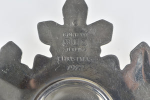 Sterling Silver 1973 Gorham Snowflake Christmas Ornament