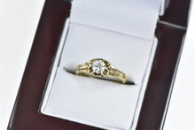 Load image into Gallery viewer, 14K 0.41 Ct Old Euro Cut Diamond Engagement Ring Yellow Gold