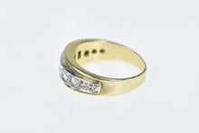 Load image into Gallery viewer, 14K 0.87 Ctw Men&#39;s Vintage Diamond Wedding Band Ring Yellow Gold