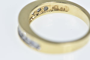 10K 0.60 Ctw Diamond Classic Wedding Band Ring Yellow Gold