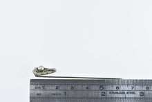 Load image into Gallery viewer, 18K 4.4mm Art Deco Pearl Ornate Statement Stick Pin White Gold