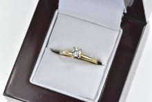 Load image into Gallery viewer, 14K 0.28 Ct Diamond Solitaire Engagement Ring Yellow Gold